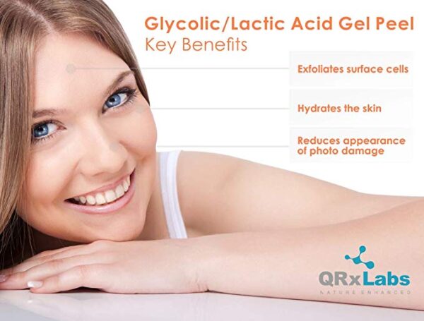 Glycolic/Lactic Acid 30/20 Gel Peel with Calendula, Chamomile and Green Tea Extracts - Professional Grade Chemical Face Peel for Acne Scars, Collagen Boost, Wrinkles, Fine Lines - AHA - 1 fl oz - Image 4