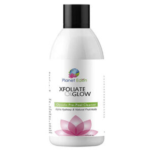 Planet Eden Glycolic Pre-Peel Cleanser with Organic Fruit Extracts - Excellent for Pre-Peel or daily Exfoliation for Glowing Skin