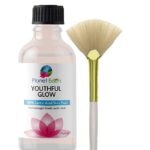 Planet Eden 40% Lactic Acid Skin Peel Kit and Fan Brush - Unbuffered Professional Grade