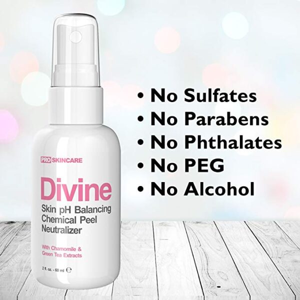 Chemical Peel Neutralizer - Skin pH Balancer Used for Glycolic Acid, Lactic Acid, Mandelic Acid, TCA, Jessner and Salicylic Acid Peels - Safe, Gentle and Effective for Post Peel Spray - Image 4